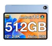 DOOGEE T40 Pro Tablette Android 14,10800mAh 20Go+512Go Bleu