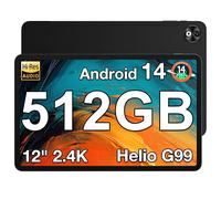 DOOGEE T40 Pro Tablette Android 14,10800mAh 20Go+512Go Noir