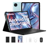 DOOGEE Tab A9 Pro Android 15 Tablette avec Clavier 10"" 20Go+128Go Quad Core Tablette Tactile WiFi 5G Double Haut-parleurs - Bleu