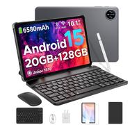 DOOGEE Tab A9 Pro Android 15 Tablette avec Clavier, Tablette 10 Pouces 20GB+128GB/2TB Expand,Quad Core,Batterie 6580mAh,Tablette Tactile 1280x800 IPS HD,WiFi 5G,Double Haut-parleurs,Double Caméra