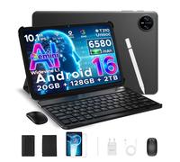 DOOGEE Tab A9 Pro Android 16 Tablette avec Clavier 5G WiFi Tablette Tactile 20Go+128Go Tablette 10 Pouces 6580mAh Quad Core-Noir