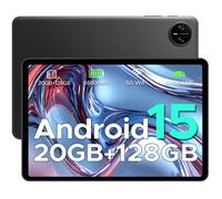 DOOGEE Tab A9 Pro Tablette 10 Pouces,Tablette Android 15,20Go+128Go(2To TF) Batterie Tablette Tactile 6580mAh 90Hz/Face ID,Noir