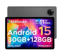 DOOGEE Tab A9 Pro+ Tablette Android 15, Tablette 11 Pouces, 30GB RAM+128GB ROM/TF 2TB, Batterie 8580mAh, Octa-Core T7200 90Hz,13MP Caméra, Tablette Tactile Widevine L1/5G WiFi/OTG/Face ID