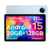 DOOGEE TAB A9 PRO+ Tablette 11 pouces Android 15, 30 Go+ 128 Go, Batterie 8580 mAh, Caméra 13 MP,WIFI,Déverrouillage Facial - Bleu