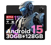 DOOGEE Tab A9 Pro+ Tablette Android 15, Tablette 11 Pouces, 30GB RAM+128GB ROM/TF 2TB, Batterie 8580mAh, Octa-Core T7200 90Hz,13MP Caméra, Tablette Tactile Widevine L1/5G WiFi/OTG/Face ID