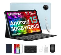 DOOGEE Tab A9 Pro+ Tablette Android 15,Tablette 11 Pouces/90Hz, Batterie 8580mAh, 30GB + 256GB/TF 2TB,Unisoc T7200 Tablette avec Clavier, Tablette Tactile Netflix/Widevine L1/5G WiFi/13 MP/OTG/Face ID