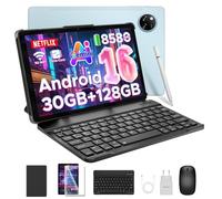 DOOGEE Tab A9 Pro+ Tablette Android 16, Tablette 11 Pouces 90Hz, Batterie 8580mAh, 30 Go RAM+128 Go ROM/TF 2 to, Tablette avec Clavier Unisoc T7200, 13MP+5MP, Widevine L1/WiFi/OTG/Face ID/FM