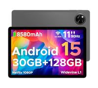 DOOGEE Tab A9 Pro+ Tablette Android 16, Tablette 11 Pouces Écran IPS 90Hz, 30 Go RAM + 128 Go ROM Ext. 2 to, Batterie 8580mAh, Octa-Core Unisoc T7200, Double Haut-Parleur, Caméras 13MP+5MP, WiFi 5