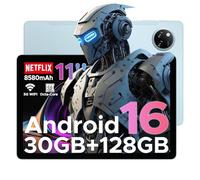 DOOGEE Tab A9 Pro+ Tablette Android 16, Tablette 11 Pouces Écran IPS 90Hz, 30 Go RAM + 128 Go ROM Ext. 2 to, Batterie 8580mAh, Octa-Core Unisoc T7200, Gemini AI, Caméras 13MP+5MP, WiFi 5