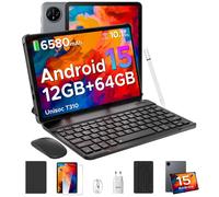DOOGEE Tab A9 Tablette Tactile Avec clavier et stylet 10 pouces Android 15,12 Go+ 64 Go 6580mAh /Face ID/5G WiFi Tablette - Gris