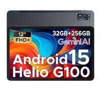 DOOGEE Tab E3+ Helio G100 Octa-Core, Tablette 12 Pouces, 2.4K 90HZ, Tablette avec Carte SIM, 32Go + 256Go Tablette Gaming, 8800mAh, Corps Métallique Ultra-Mince 7,5 mm/Gemini AI/Quatre Haut-Parleurs