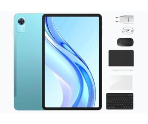 DOOGEE Tab E3 Plus VIP, Grand écran 12″ FHD+ 90 Hz IPS, 32 Go RAM + 256 Go (Extensible Jusqu’à 2 to), Batterie 8800 mAh avec Charge Rapide 18 W, Caméra 13 MP + Selfie 5 MP, Bleu Crest
