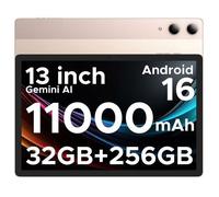 DOOGEE Tab E3 Pro Tablette 13 pouces Android 16, 90Hz, 32Go + 256Go, Octa Core, 13MP, 11000mAh, 4 haut-parleurs Dual SIM WIFI - GOLD