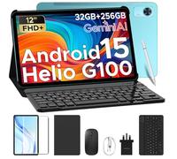 DOOGEE Tab E3+ Tablette 12 Pouces, Tablette avec Clavier,2.4K+ 90HZ,8800mAh,32Go + 256Go,Helio G100 Octa-Core,Tablette Android,Stylo/Slot Carte SIM/7,5 mm/Souris/Boîtier/Quatre Haut-Parleurs