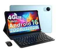 DOOGEE Tab G5 Tablette Tactile Android 16 tablette avec clavier,10,1"" IPS 120Hz - 20Go+128Go,4g carte sim - Bleu