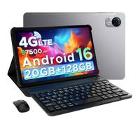 DOOGEE Tab G5 Tablette Tactile Android 16 tablette avec clavier,10,1"" IPS 120Hz - 20Go+128Go,4g carte sim - Gris