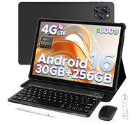 DOOGEE Tab G6 4G Tablette avec Carte Sim, Tablette Android 16 30 Go+256 Go/2TB TF, Tablette 11 Pouces -90Hz Octa Core T7250 Tablette Tactile,Batterie 8000mAh, 13MP+5MP, Widevine L1/FM/OTG/Face ID