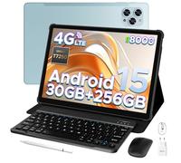 DOOGEE Tab G6 Android 15 Tablette avec Clavier, 30GB +256GB/2TB TF, 4G Tablette avec Carte Sim, Tablette 11 Pouces -90Hz Octa Core T7250 Tablette Tactile,8000mAh, 13MP, Widevine L1/FM/OTG/Face ID