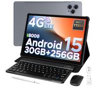 DOOGEE Tab G6 Android 15 Tablette avec Clavier, 30GB +256GB/2TB TF, 4G Tablette avec Carte Sim, Tablette 11 Pouces -90Hz Octa Core T7250 Tablette Tactile,8000mAh, 13MP, Widevine L1/FM/OTG/Face ID