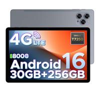 DOOGEE Tab G6 Android 16 Tablette 11 Pouces, 30Go+256Go(TF/2To), 4G LTE Tablette avec Carte Sim Batterie 8000mAh, Octa Core Unisoc T7250 Tablette Tactile Caméra 13MP+5MP, Bluetooth/Widevine L1/Face ID