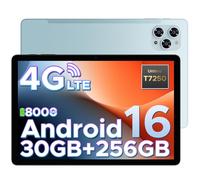 DOOGEE Tab G6 Android 16 Tablette 11 Pouces, 30Go+256Go(TF/2To), 4G LTE Tablette avec Carte Sim Batterie 8000mAh, Octa Core Unisoc T7250 Tablette Tactile Caméra 13MP+5MP, Bluetooth/Widevine L1/Face ID