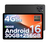DOOGEE Tab G6 Android 16 Tablette 11 Pouces, 30Go+256Go(TF/2To), 4G LTE Tablette avec Carte Sim Batterie 8000mAh, Octa Core Unisoc T7250 Tablette Tactile Caméra 13MP+5MP, Bluetooth/Widevine L1/Face ID