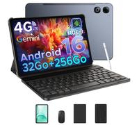 DOOGEE TAB G6 MAX 13.4"" Android 16,Tablette avec clavier,11000 mAh,Unisoc T7280,32GB+256GB,Caméra 13MP Tablette Tactile - Gris