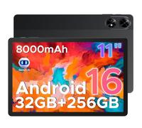 DOOGEE Tab G6+ Tablette Android 16 avec Gemini AI,11 Pouces FHD+ 90Hz,Tablette avec Carte Sim 32Go RAM+256Go ROM/2To TF,Octa-Core Tablette Android,8000mAh,WidevineL1/FaceID/GPS/OTG/Deux Haut-Parleurs