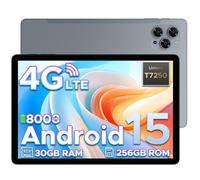 DOOGEE Tab G6 Tablette Android 15, Octa-Core T7250, Tablette 11 Pouces 90Hz, 30GB +256GB/TF 2TB, Double 4G LTE Tablette avec Carte Sim, Batterie 8000mAh,13MP Caméra, 5G WiFi/Widevine L1/FM/OTG/Face ID