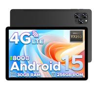 DOOGEE Tab G6 Tablette avec Carte Sim, Tablette Android 15, Octa-Core T7250, Tablette 11 Pouces 90Hz, 30GB +256GB/TF 2TB, Double 4G LTE,Batterie 8000mAh,13MP Caméra, 5G WiFi/Widevine L1/FM/OTG/Face ID
