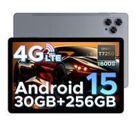 DOOGEE TAB G6 Tablette Tactile - Android 15, Écran 11"" IPS 90Hz, 30GB+256GB (2TB), 8000mAh, Unisoc T7250, 4G LTE - Gris