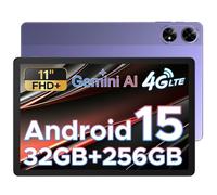 Tablette tactile DOOGEE TAB G6+ Android 15 Unisoc T7280 Batterie 8000mAh 11 pouce ips 90Hz,32Go+ 256Go Widevine L1/Dual SIM-Violet