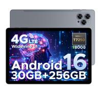 DOOGEE TAB G6 Tablette Tactile Android 16, Écran 11"" IPS 90Hz, 30GB+256GB (2TB), 8000mAh, tablette avec carte sim, 4G LTE - Gris