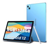 DOOGEE Tablette Tactile 10.1 Pouces, T10 Android 12 Octa-Core 15Go+128Go(TF 1TB), 8300mAh 13MP+8MP Caméra, TÜV Certificat, Dual 4G LTE/SIM Tablette PC, WiFi, BT5/GPS/Type C - Bleu
