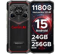 DOOGEE Téléphone Portable Incassable BLADE20PRO Android 15 11800mAh, Smartphone Incassable, 24Go(8+16)+256Go, 6,6 Pouces 50MP UNISOC T7200 Octa-Core, GPS/NFC/OTG