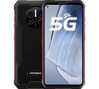 DOOGEE Telephone Portable Incassable, V10 (2021) 5G Smartphone Incassable, 6.39”HD, 8500 mAh, Caméra 48MP+16MP, 8Go+128Go, Android 11.0, IP68/IP69K Antichoc/Étanche/NFC - Rouge