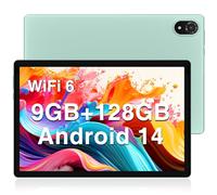 DOOGEE U10 Android 14 Tablette 9GB RAM+128GB ROM (1TB TF) WiFi 6 Tablette Tactile 10 Pouces 2024, Quad-Core 2.0 GHz, 5060mAh / 8MP+5MP / Widevine L1/ BT 5.0, Vert