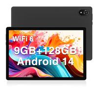 DOOGEE U10 Android 14 Tablette 9GB RAM+128GB ROM (1TB TF) WiFi 6 Tablette Tactile 10 Pouces 2024, Quad-Core 2.0 GHz, 5060mAh / 8MP+5MP / Widevine L1/ BT 5.0, Gris