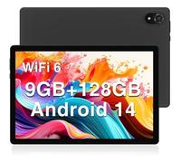 DOOGEE U10 Android 14 Tablette 9GB RAM+128GB ROM (1TB TF) WiFi 6 Tablette Tactile 10 Pouces, Quad-Core / 5060mAh / 8MP+5MP, Gris