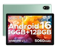 DOOGEE U10 Android 16 Tablette 10 Pouces avec Gemini AI, 16GB RAM+128GB ROM(2TB TF), Octa-Core Tablette Tactile, 5060mAh, WiFi-6/Widevine L1/BT 5.0 /8MP+5MP, Vert