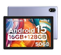 DOOGEE U10 Tablette Android 15 [2025], 16GB RAM + 128GB ROM(2TB TF) Tablette 10 Pouces, 2.0 GHz, WiFi-6 / BT 5.0 / 5060mAh / 8MP+5MP Tablette Tactile, Violet