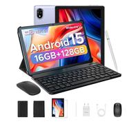 DOOGEE U10 Tablette tactile avec clavier et stylet 10 pouce Android 15 WIFI6 4+12 Go étendue + 128 Go 5060mAhWidevine L1 - Violet