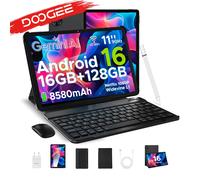 Doogee Tablette tactile U11 – Android 15, Unisoc T606, 11 pouces IPS 90Hz, 16+128 Go, 8580mAh – Noir