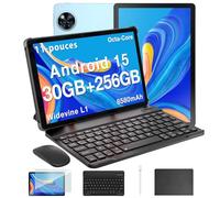 DOOGEE U11 Pro Tablette Android 15, Tablette 11 Pouces 30GB RAM+256GB ROM/TF 2TB,Batterie 8580mAh,Tablette avec Clavier Unisoc T7200 90Hz, Tablette Tactile 5G WiFi/13 MP/GPS/OTG/Face ID