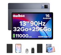 DOOGEE U13 Tablette avec Clavier, Tablette Android 16 Écran FHD+ 90 Hz, 32 Go RAM + 256 Go ROM (Ex to 2 to), Tablette 13 Pouces Unisoc T7280, 11000mAh Batterie, WiFi 5, Double Caméra, GPS