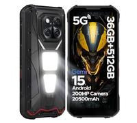 DOOGEE V Max LR 5G Telephone Portable Incassable, Android 15 6,78" FHD+120 Hz Smartphone Incassable, 36 Go+512 Go, MTK 7300, Batterie 20500 mAh/45 W, AI Caméra 200MP+8MP+20MP, WiFi 6E/NFC/BT5.4