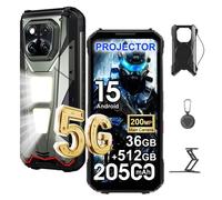 Doogee V Max Play Projecteur Intégré 480P Auto Focus - Smartphone 5G Étanche IP68, Batterie 20500mAh, Écran 120Hz, 512GB