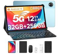 DOOGEE V Pad 5G Android 15 Tablette avec Clavier,Tablette 12 Pouces Dimensity 7050 Octa-Cœur Tablette Android,32Go+256Go (Extensible à 2To), Écran 2,4K+90Hz avec Carte Sim, 8800mAh,WiFi 6