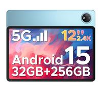 DOOGEE V PAD 5G Tablette Tactile 12 Pouces 2.4K Display+90Hz, Android 15 32Go RAM+256Go ROM(2To TF) 8800mAh Facial WiFi6 - BLEU