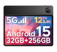 DOOGEE V PAD 5G Tablette 12 Pouces,Tablette Android 15,Dimensity 7050 Octa Core Tablette Tactile,32Go RAM+256Go ROM(2To TF),2.4K Display+90Hz Tablette With Sim Card Slot,8800mAh+13MP Caméra,WIFI6-Noir